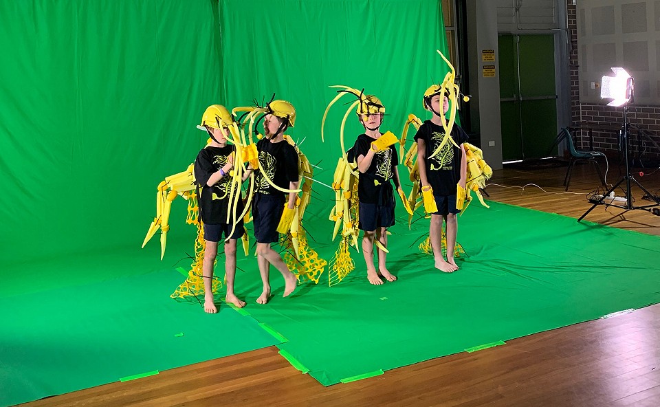 Operation Crayweed with Balgowlah North Public School - filming
