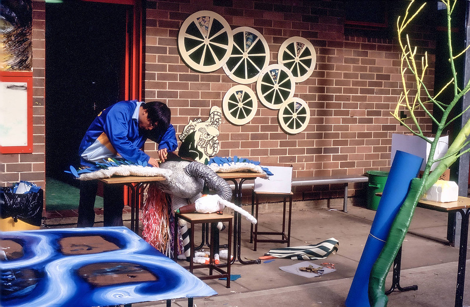 Restoring the Waters High School art workshop